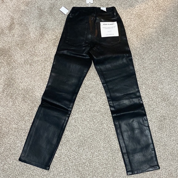 NWT Coated Black Jeans - Picture 2 of 7